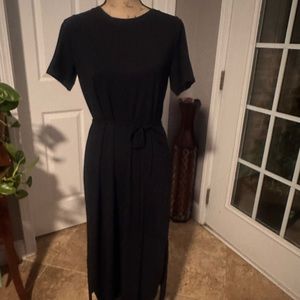 Banana Republic Factory black T-shirt dress